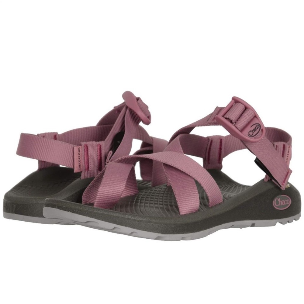 CHACO Z/ Cloud Solid Rose Sandals Size 10